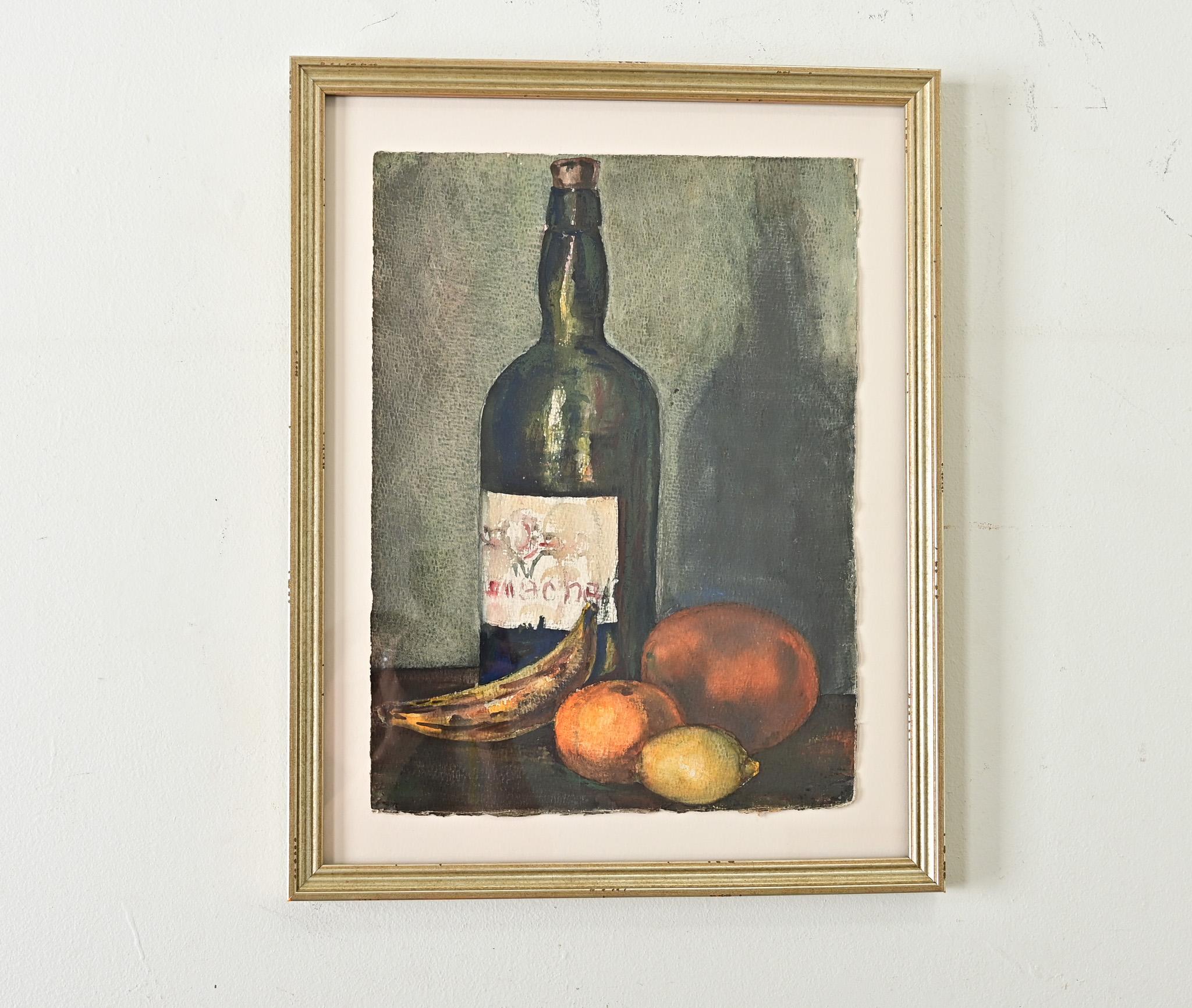 Other Vintage French Watercolor Still Life Painting