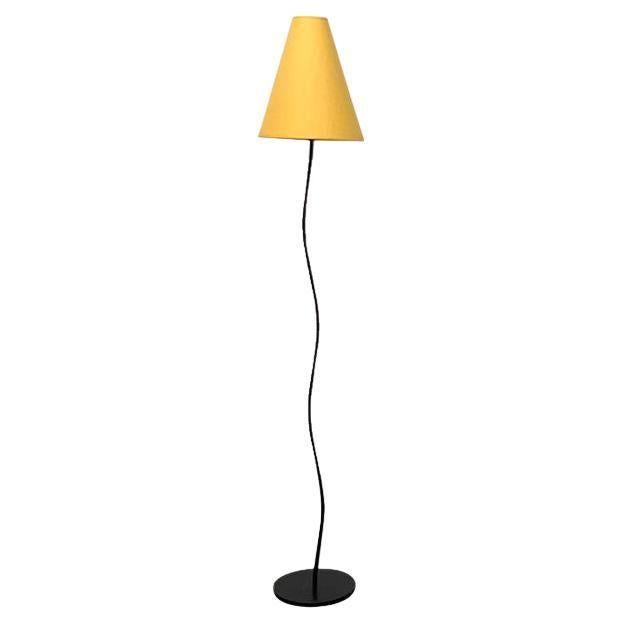 Vintage French Wave Floor Lamp from SCE, 1980s