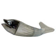 Vintage French Whale Peanut Dispenser