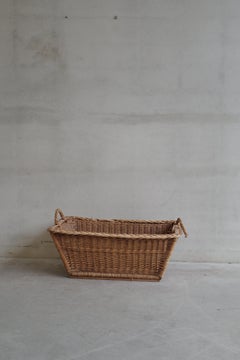 Cesto di vimini francese vintage