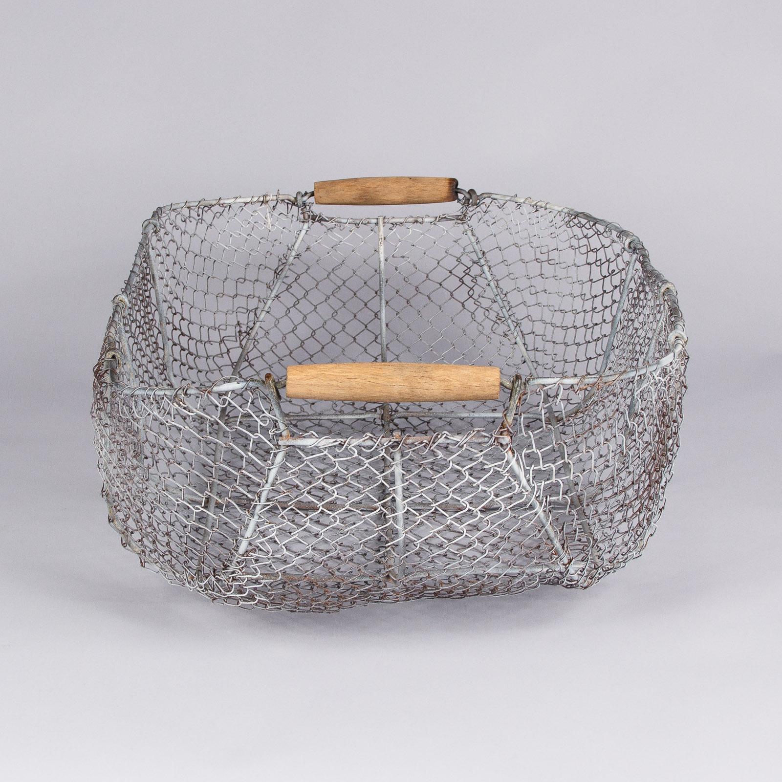 vintage french wire baskets