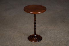 Vintage French Wood Side Table or Pedestal