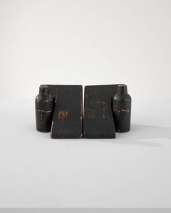 Vintage French Wooden Bookends