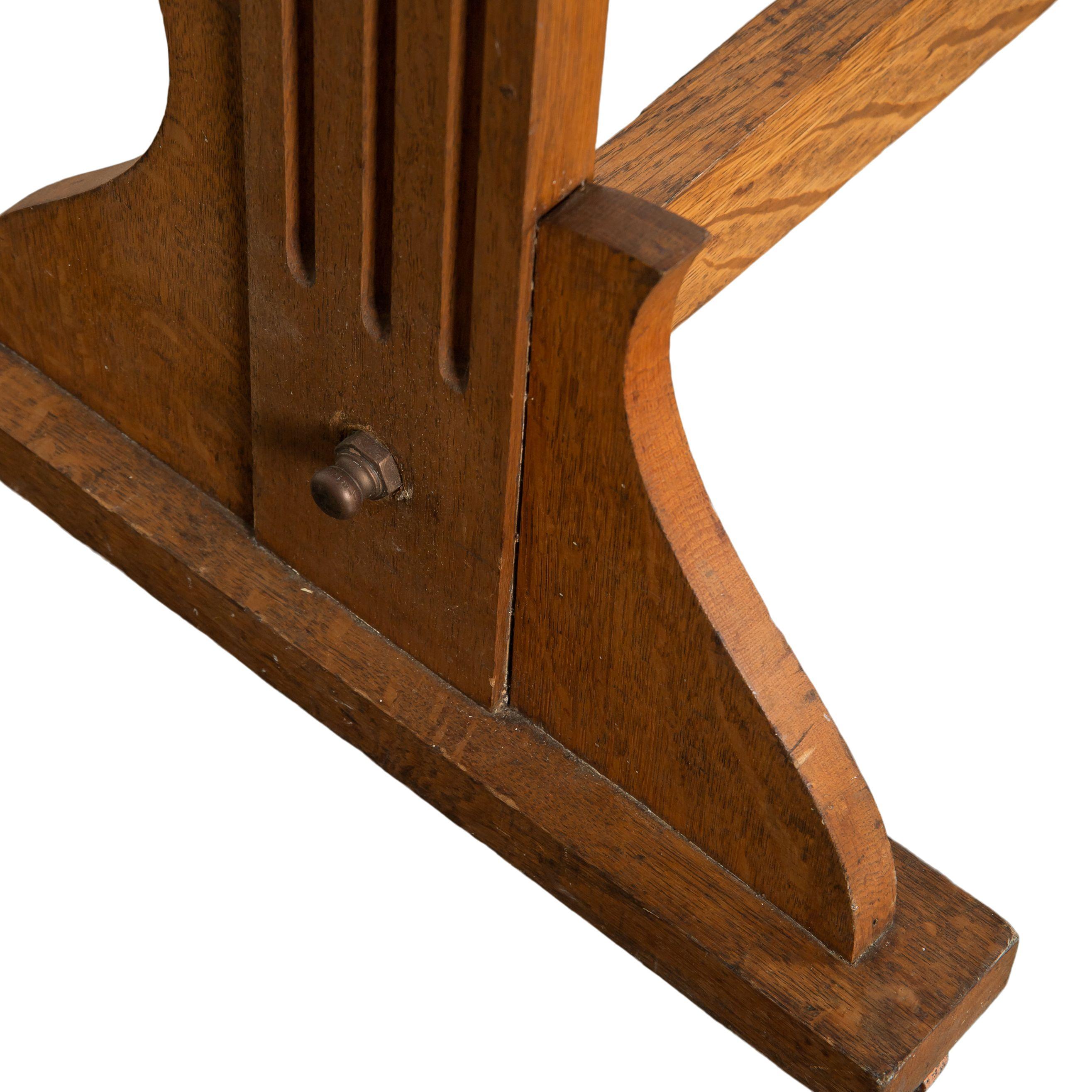 Vintage French Wooden Clothing Rack In Good Condition For Sale In Fullerton, CA