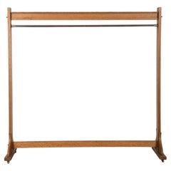 Vintage French Wooden Clothing Rack