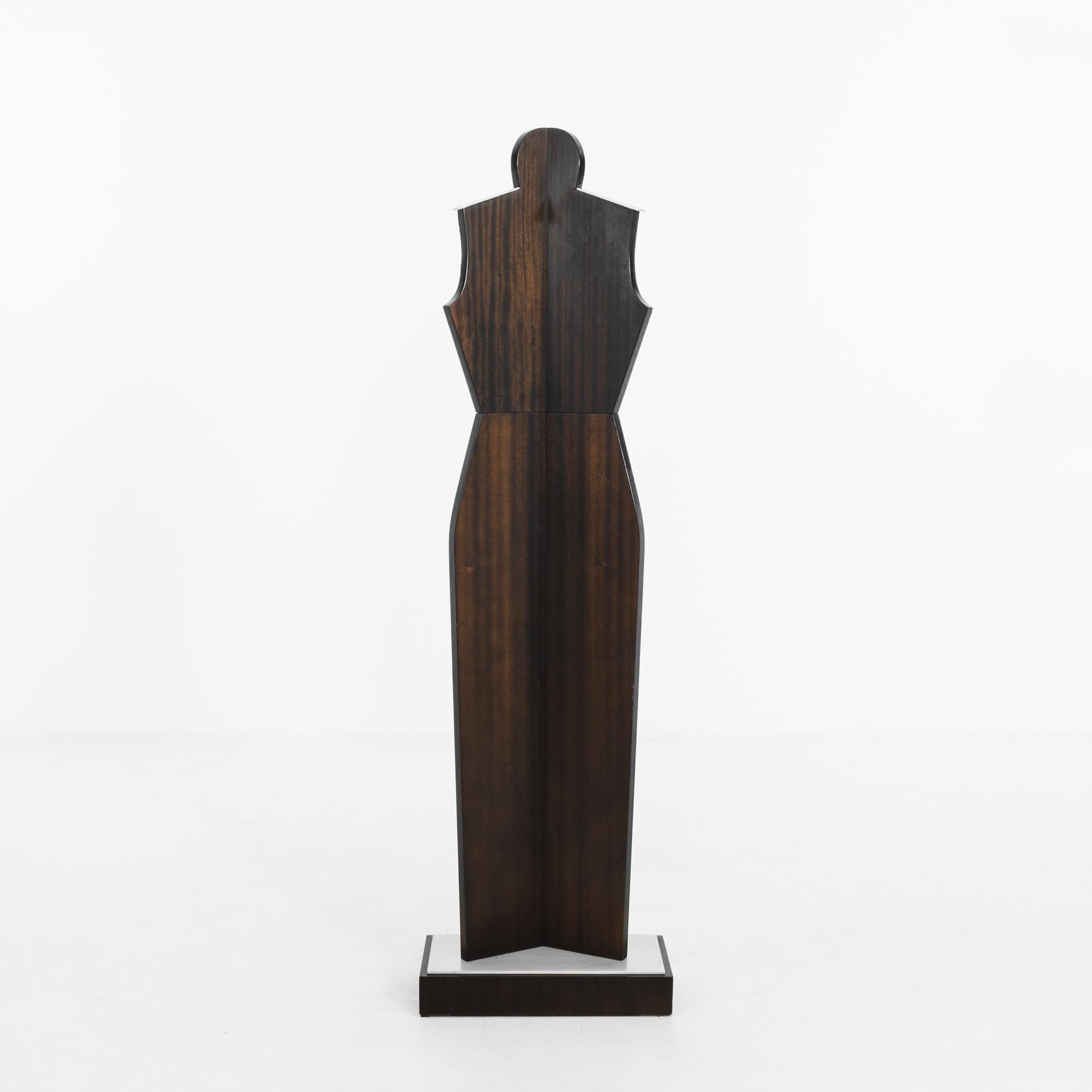 Vintage French Wooden Mannequin For Sale at 1stDibs | clear mannequin head