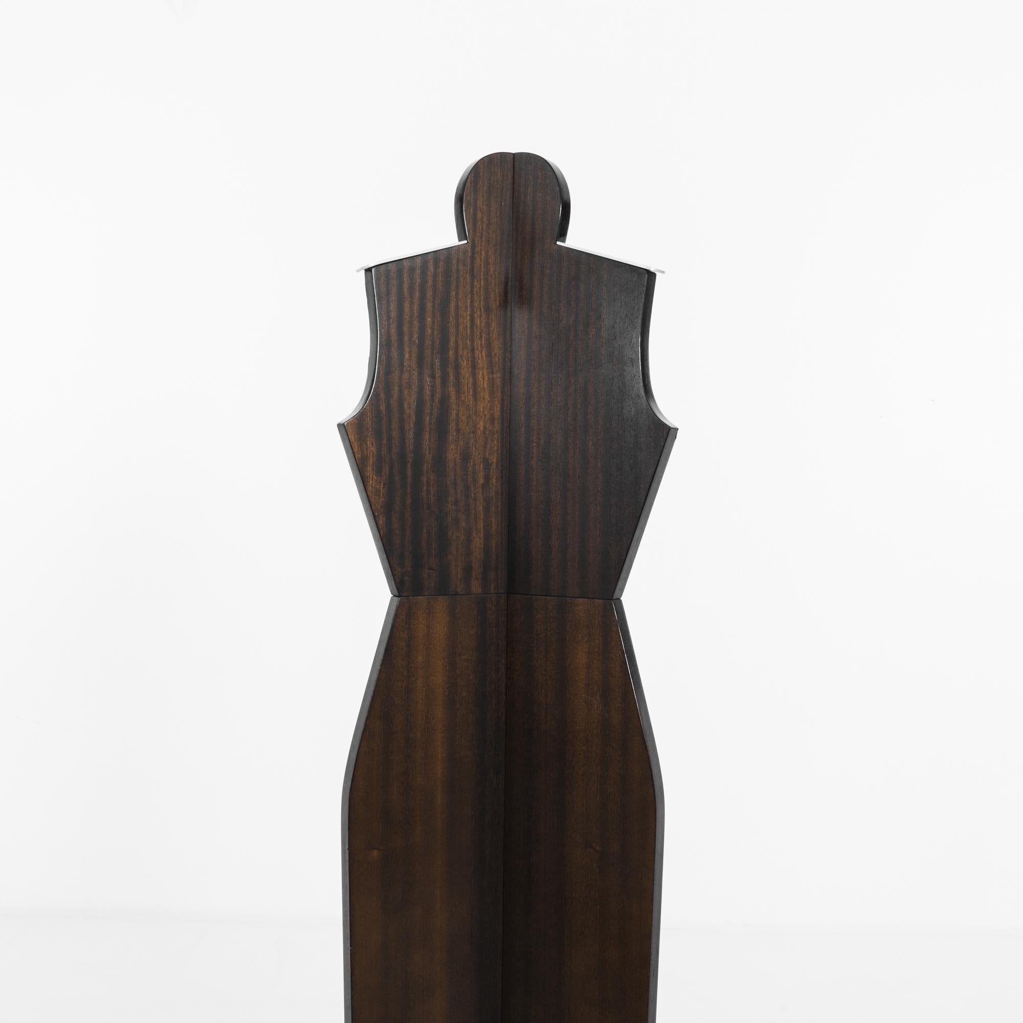 Vintage French Wooden Mannequin For Sale at 1stDibs | clear mannequin head