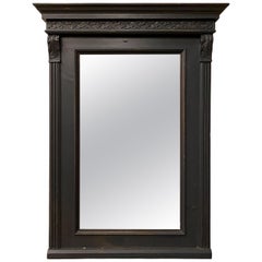 Vintage French Wooden Mirror