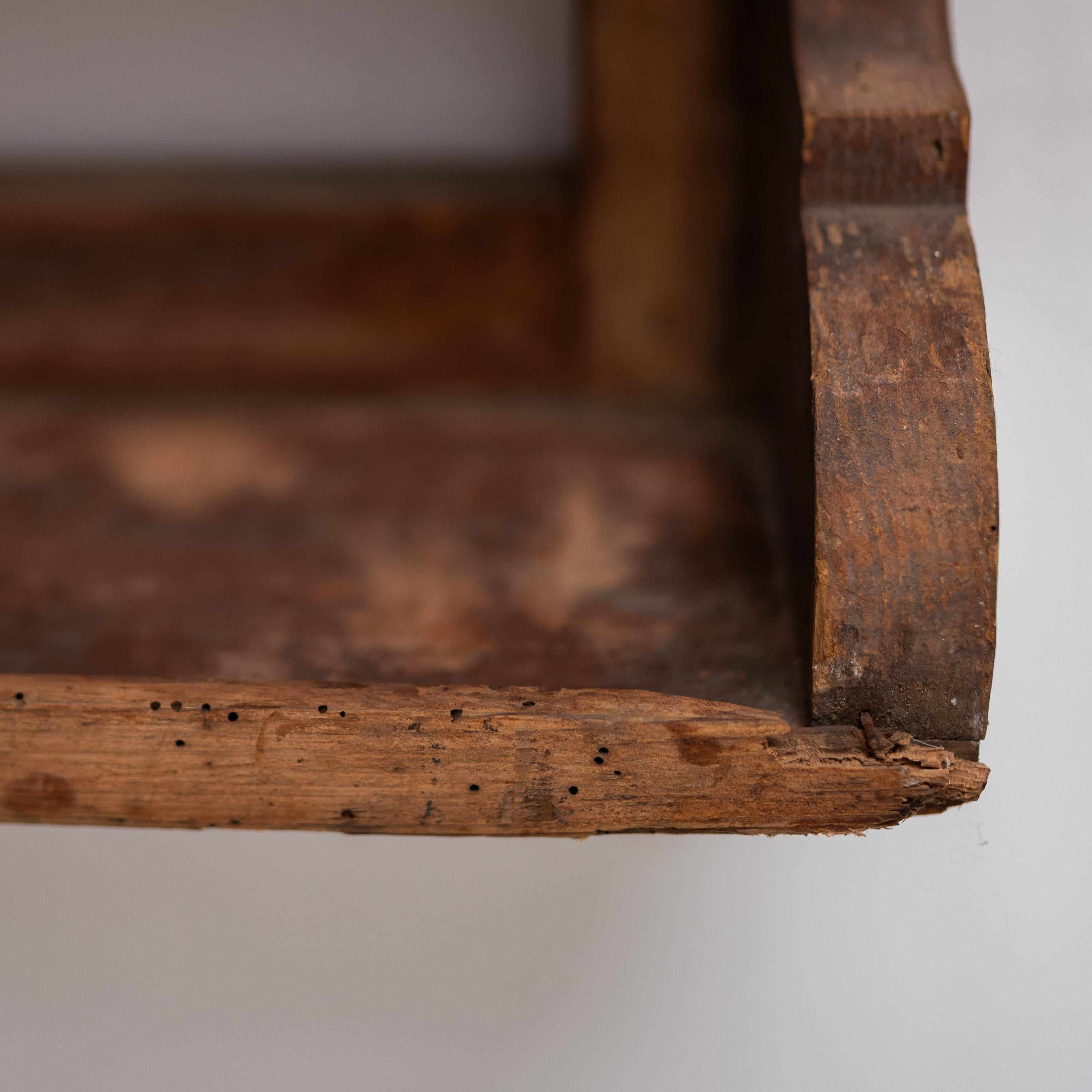 Vintage Französisch hölzerne Wand Display Rack, 1920er Jahre im Angebot 6