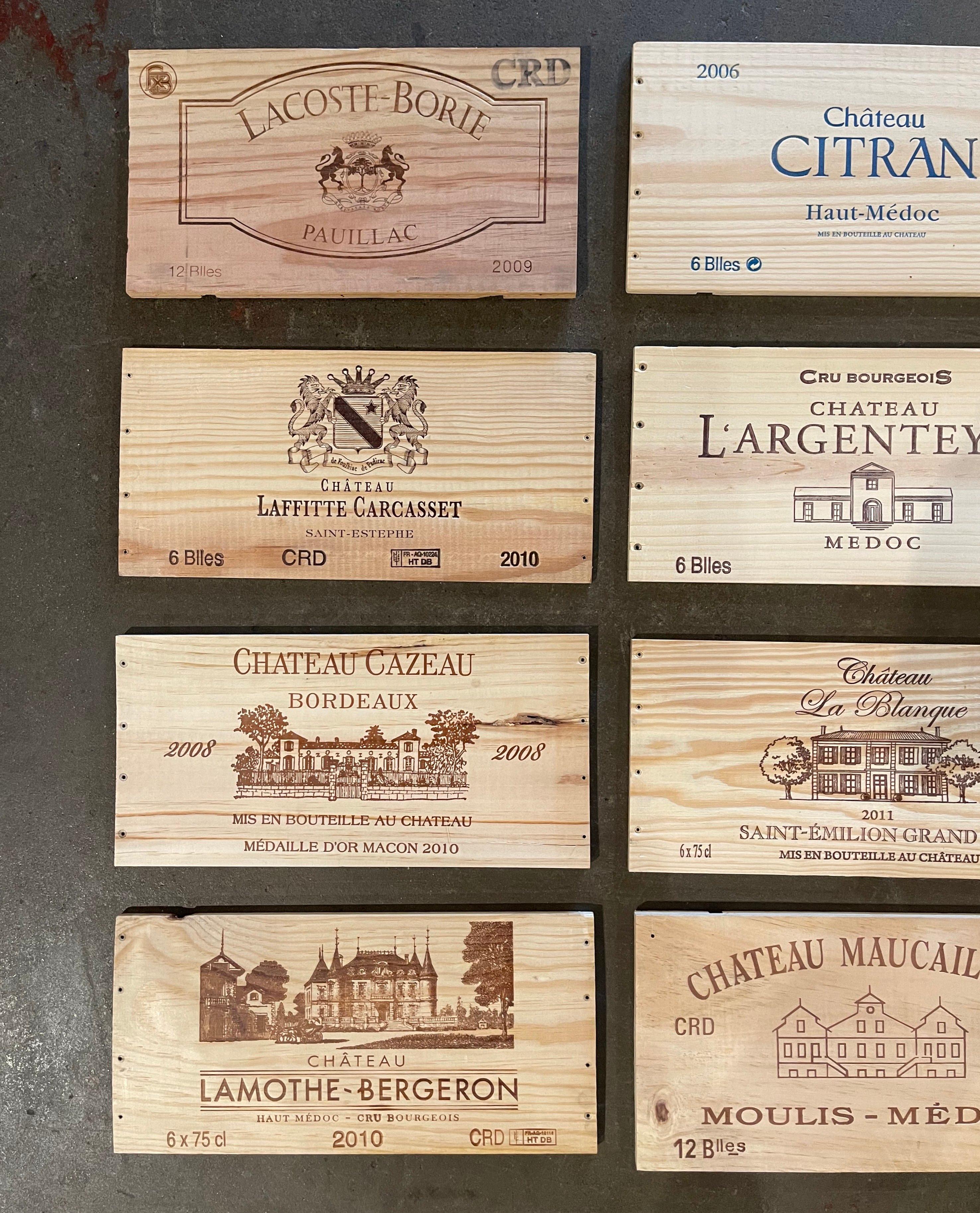 old wine boxes