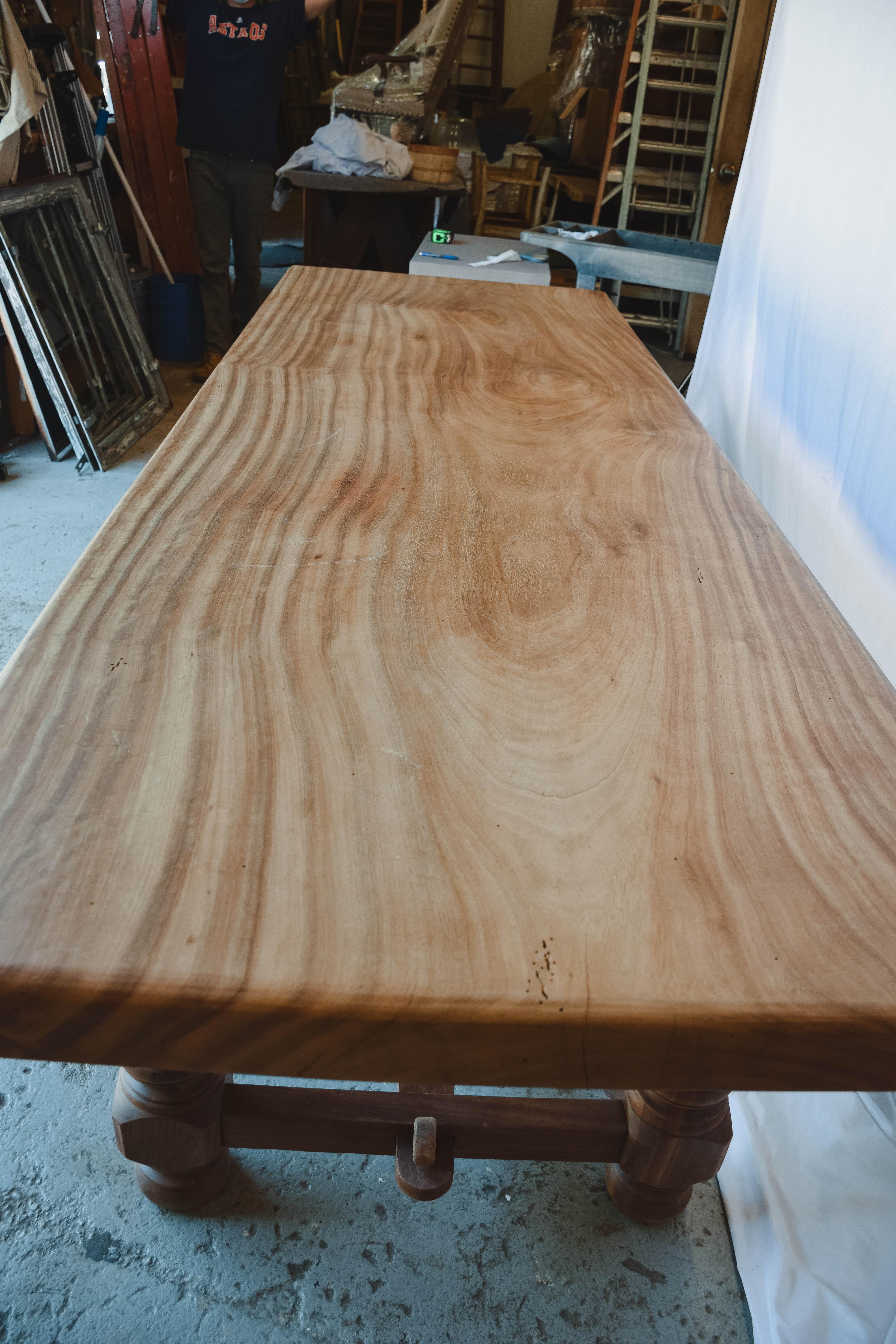 Vintage French Work Table In Good Condition In Houston, TX