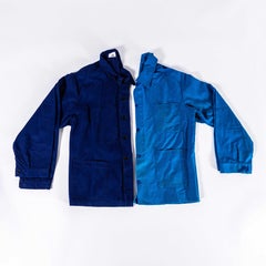 Vintage French Workwear Jackets - Bleu de Travail - (Small)