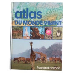 Vintage French World Atlas, Fernand Nathan 1982 — Geography Encyclopedia 2C165