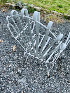 Vintage French Wrought Iron Arm Chair