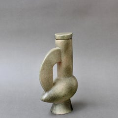 Vintage French Zoomorphic Ceramic Pitcher with Lid by Jacques Blin (1953)