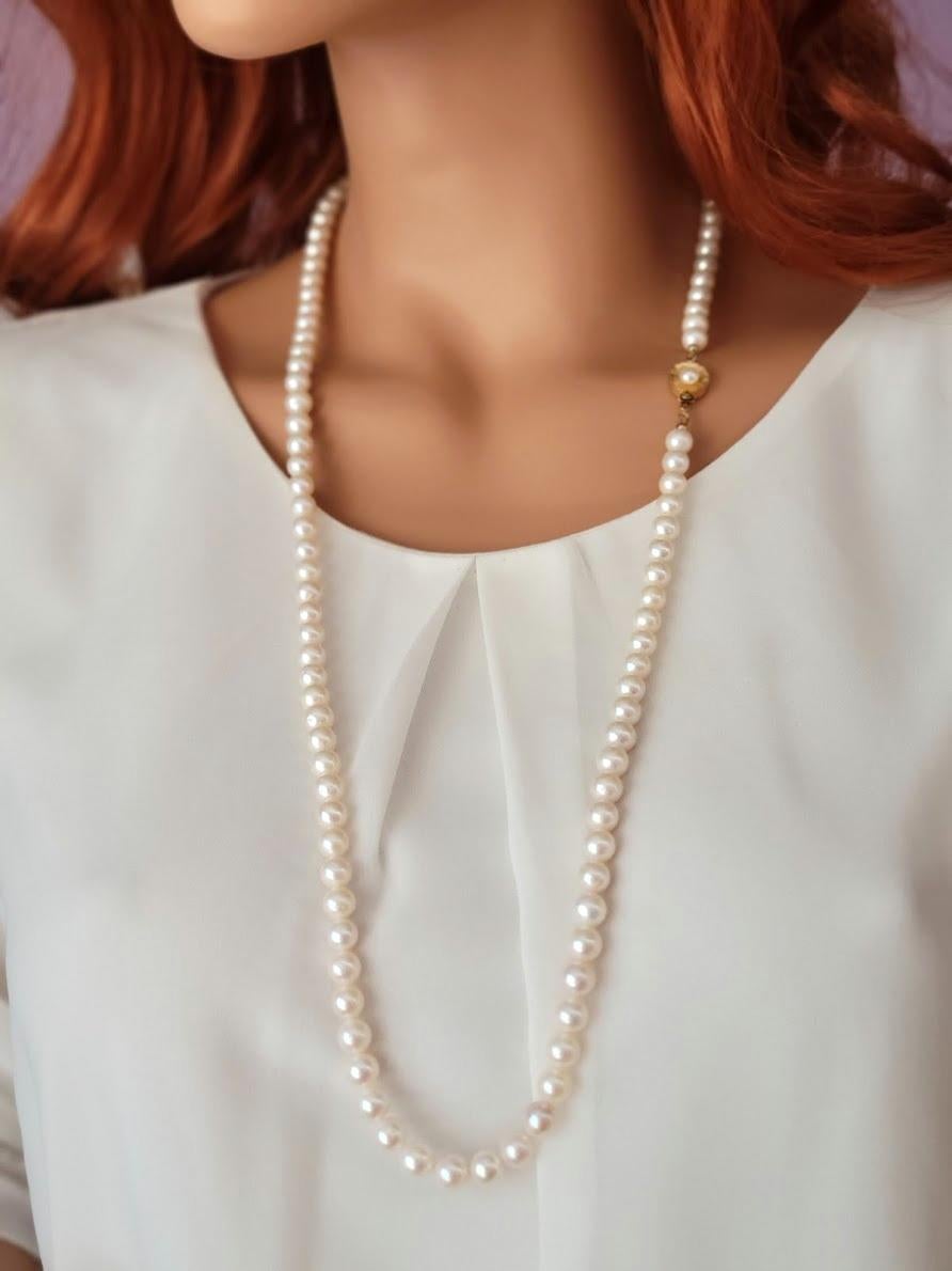 antique freshwater pearl necklace