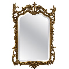 Vintage Friedman Brothers Rococo Revival Giltwood Mirror
