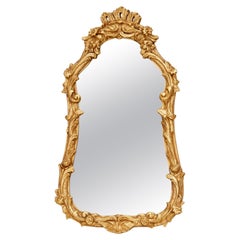 Miroir doré vintage de la collection Signature Friedman Brothers, Alexis n° 6139