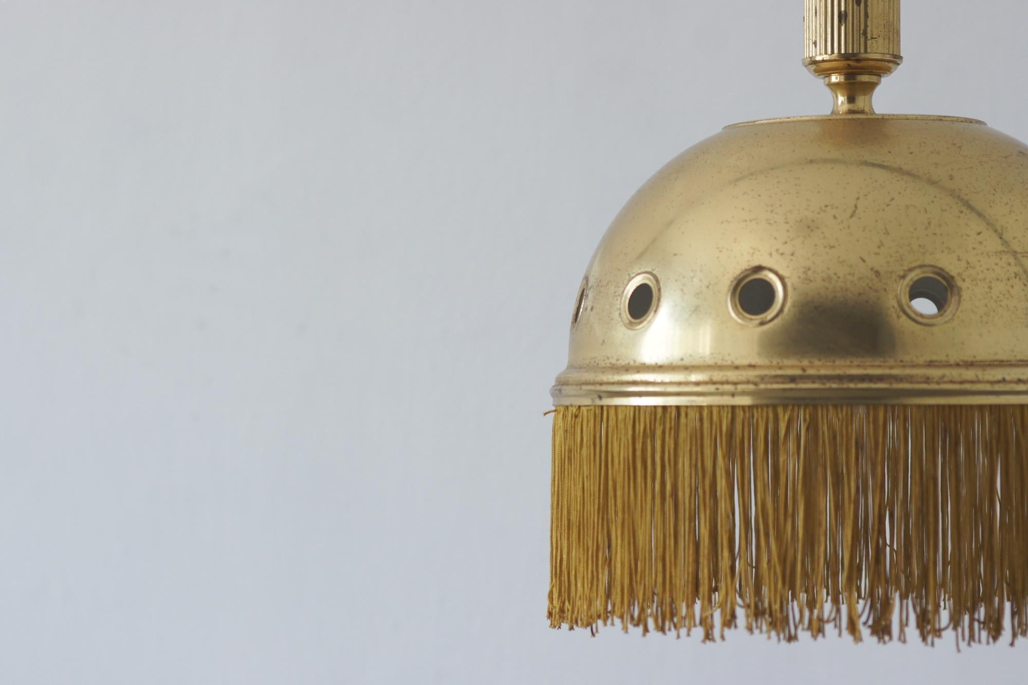 Vintage Fringe Lamp, Denmark, 1970s In Good Condition For Sale In KUTNO, PL