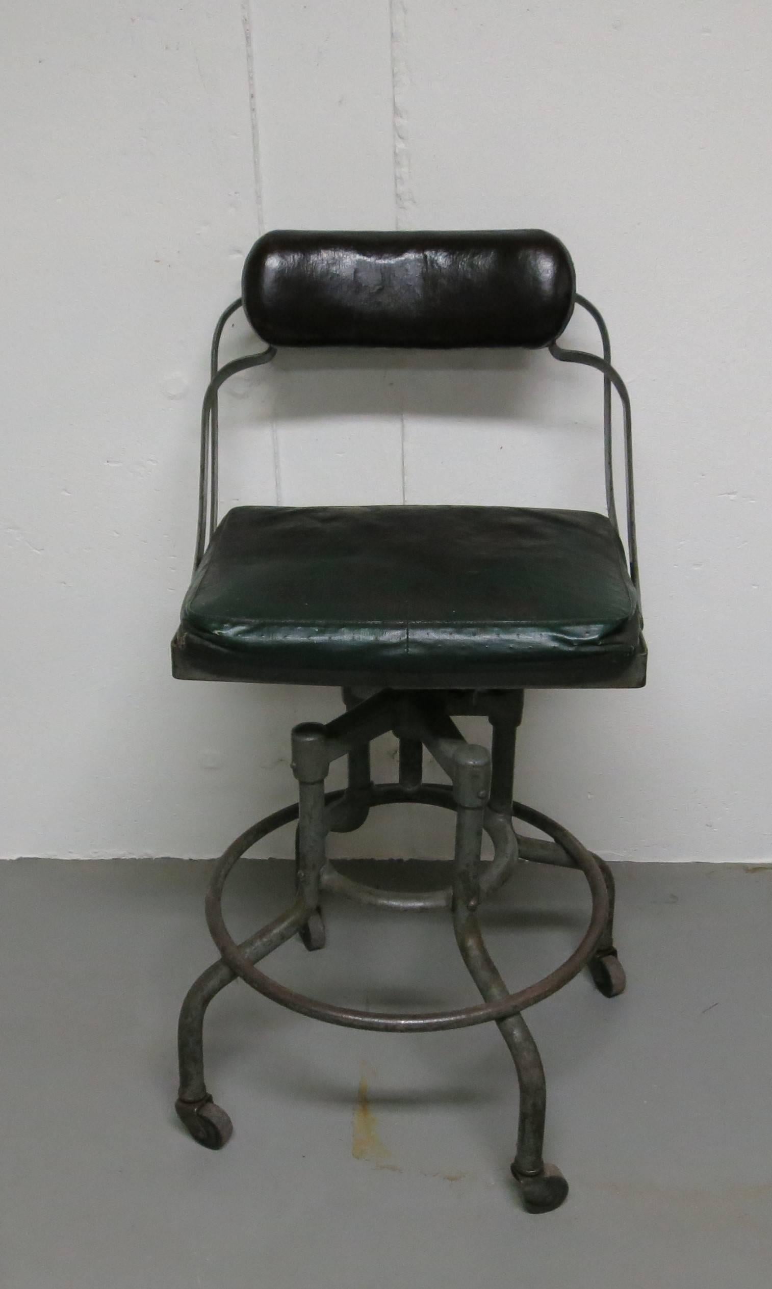 Iron Vintage Fritz Cross Industrial Chair Stool St. Paul Minnesota
