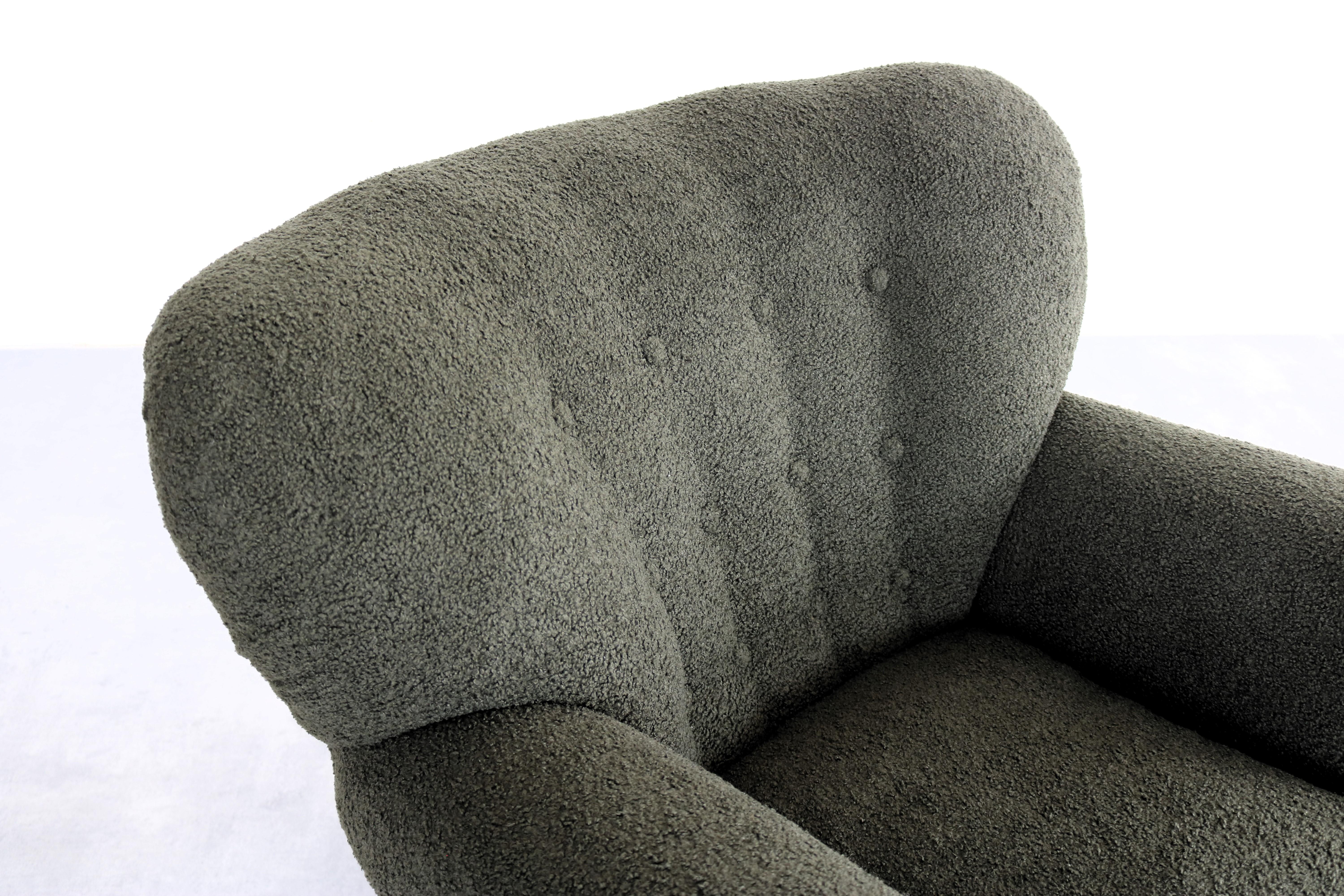 vintage Fritz Hansen lounge chair  model 1518  1940s  For Sale 1