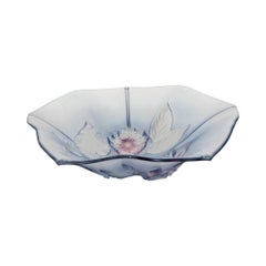 Frutero Vintage Flores Walther Mikasa Calypso Cristal Años 80