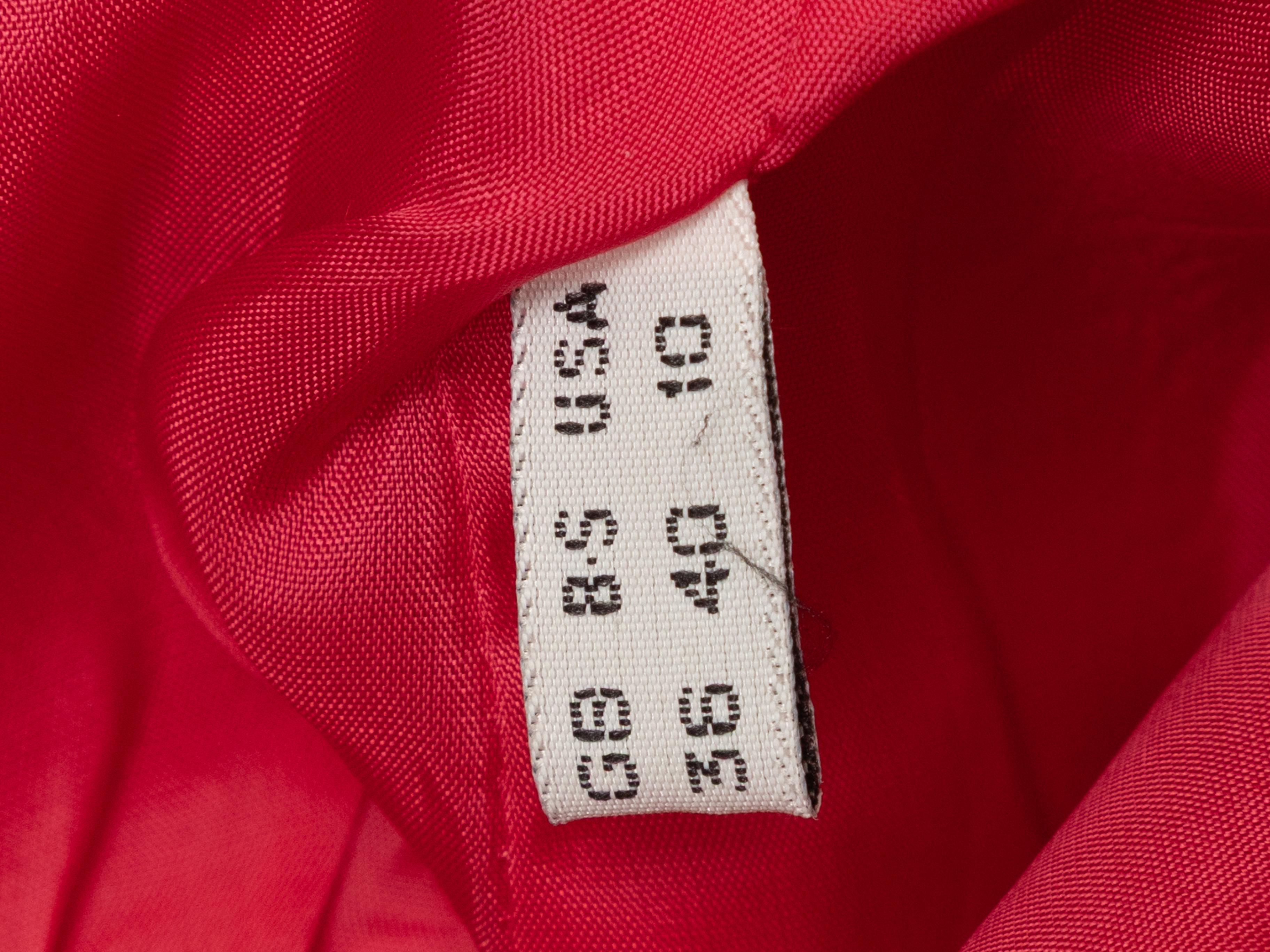 Vintage Fuchsia Christian Lacroix 1990s Seide & Leinen-Mischung Blazer Größe US 10 im Angebot 1