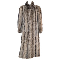 Vintage Full-Length Natural Fur Coat
