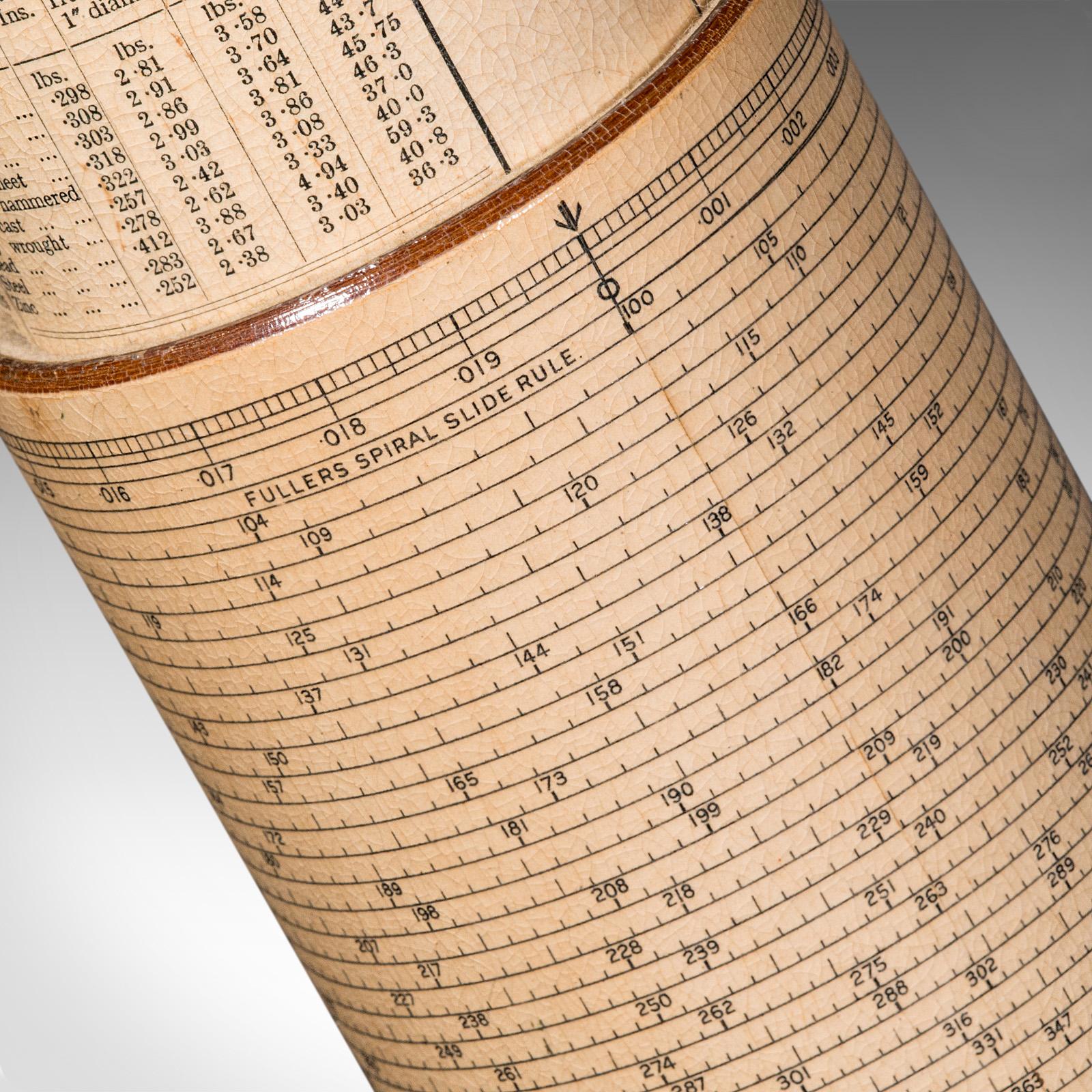 Fuller's Calculator, Englisch, Bakelit, Messing, Mathematik- Instrument im Vintage-Stil im Angebot 4