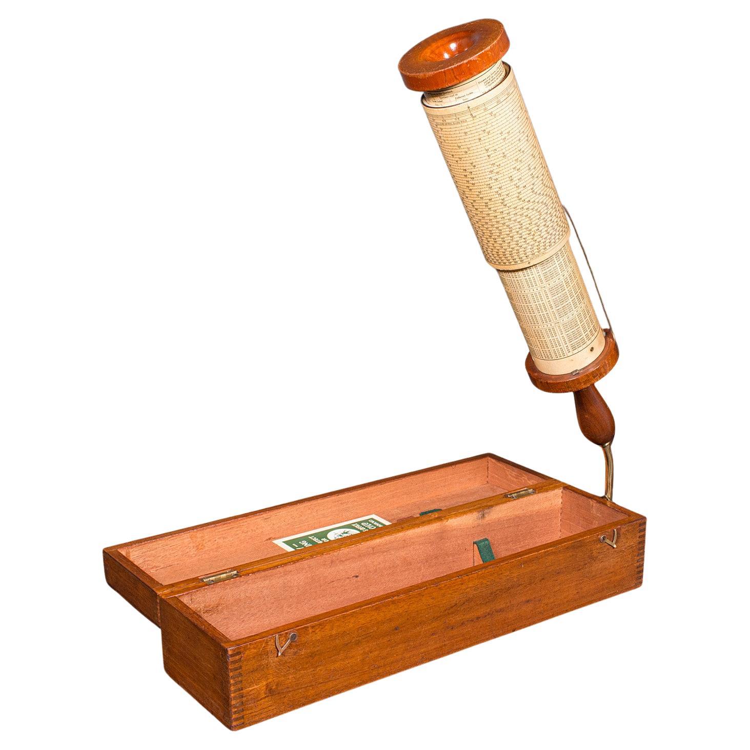 Calcolatrice Fuller d
epoca, inglese, strumento matematico, Stanley London in vendita