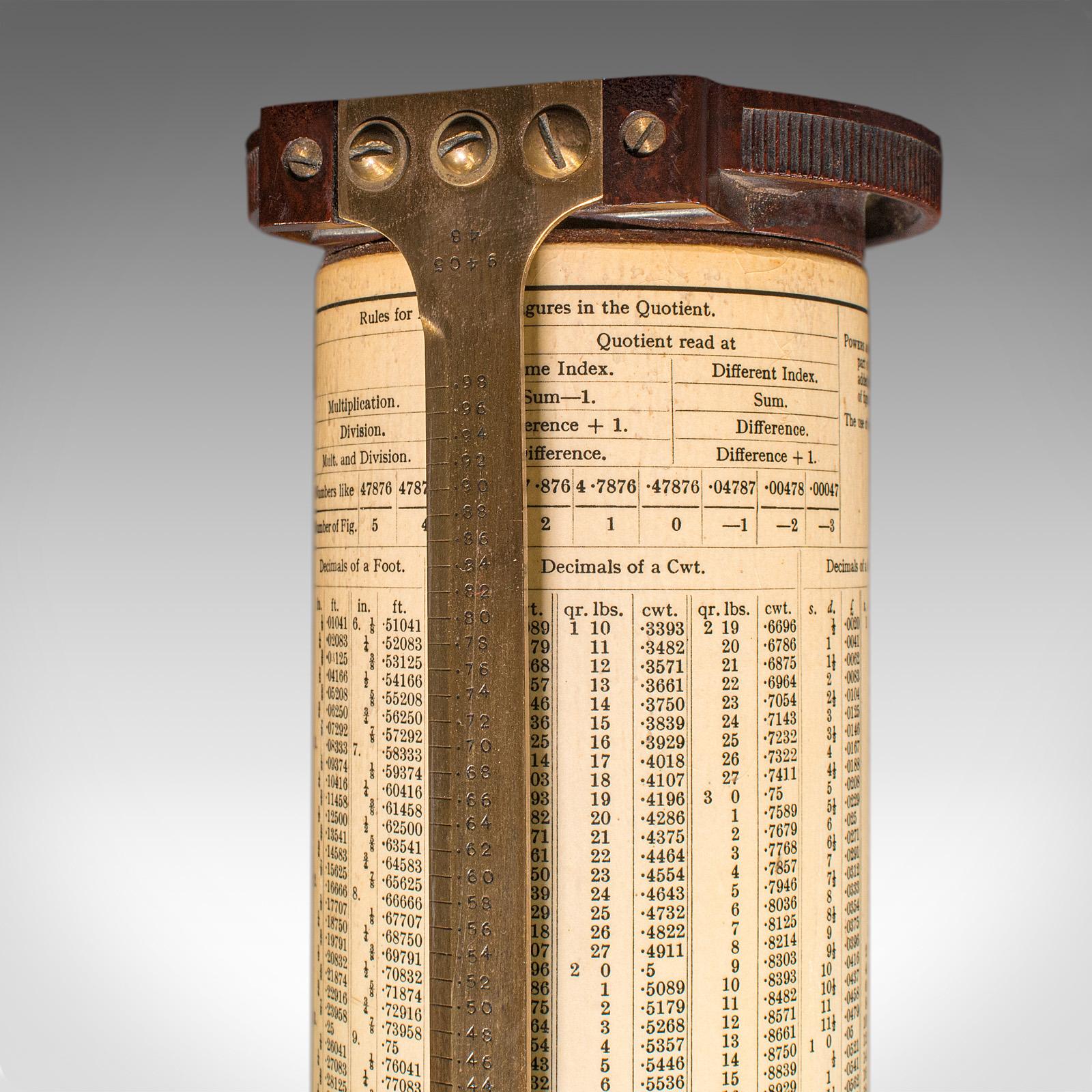 Vintage Fuller's Calculator, English, Scientific Instrument, Stanley of London 4