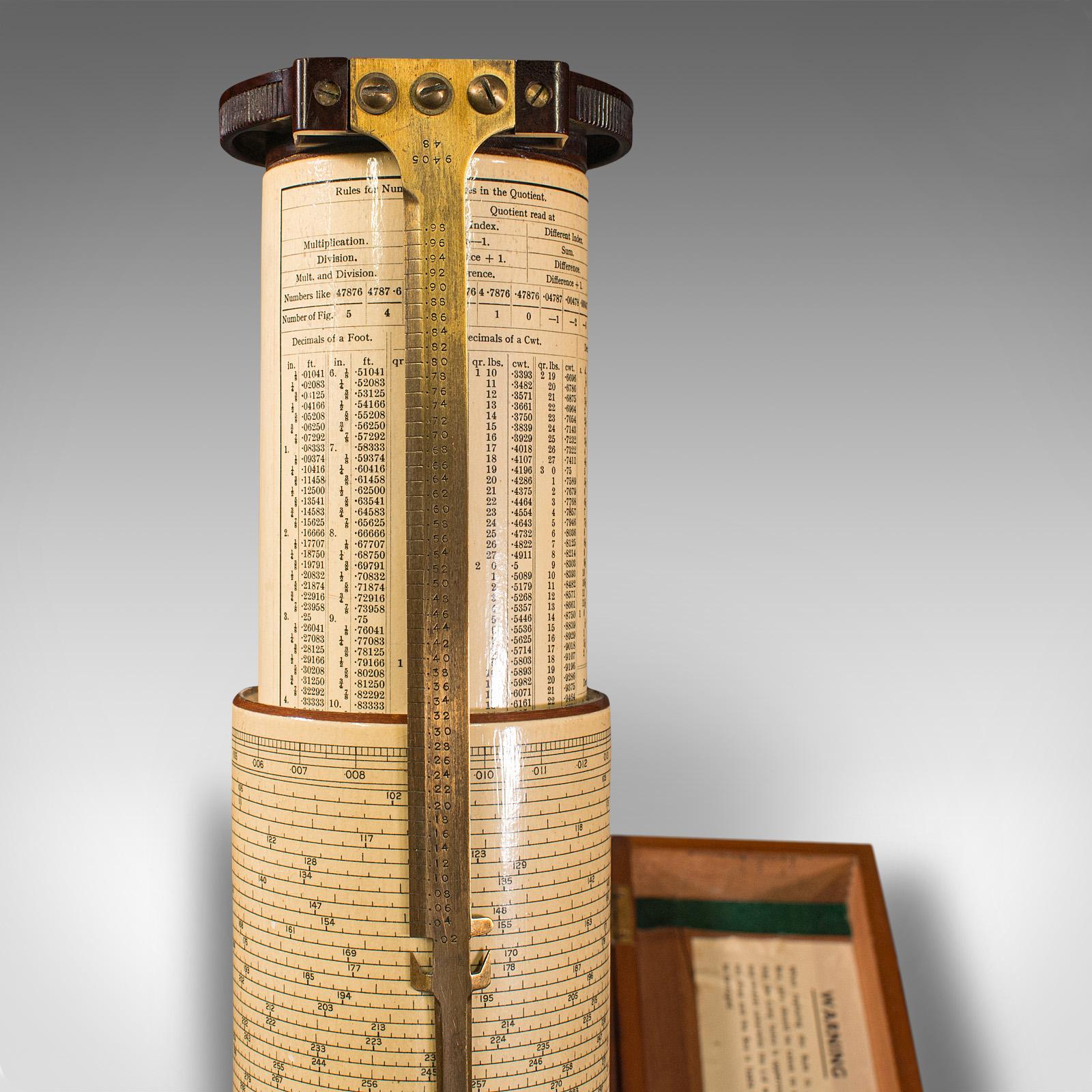 Vintage Fuller's Calculator, English, Scientific Instrument, Stanley of London 1