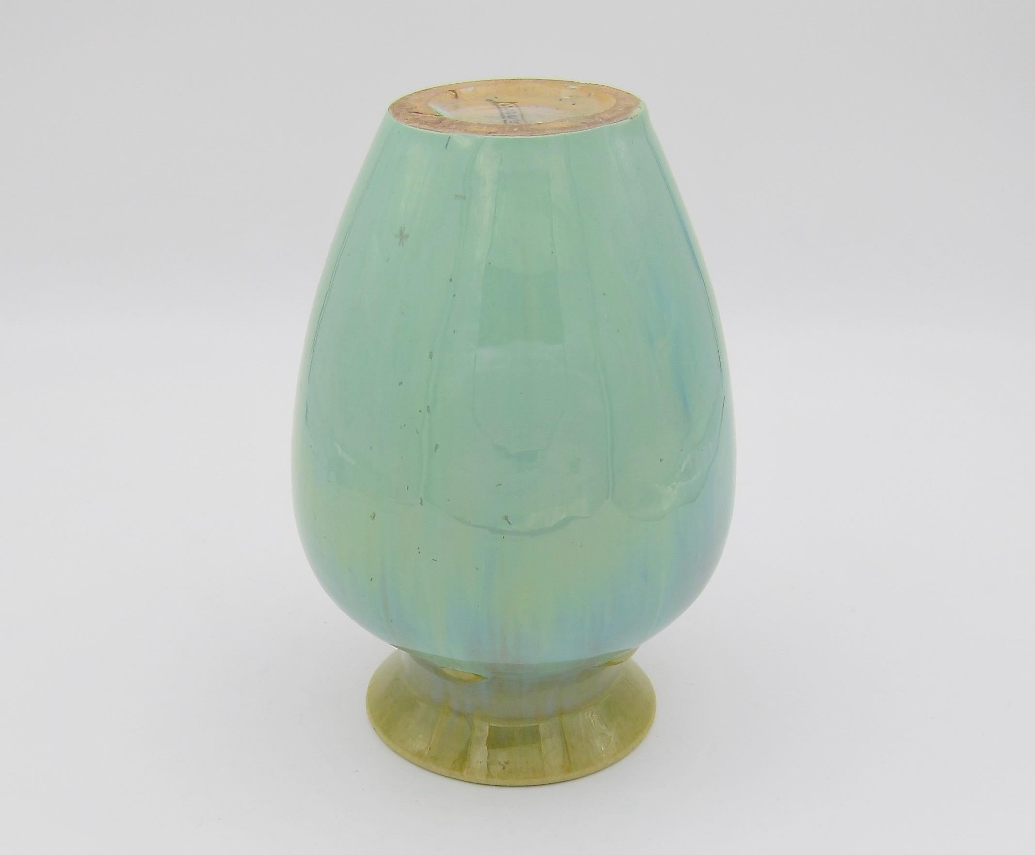 Vintage Fulper Pottery Vase with a Flambé Glaze 5