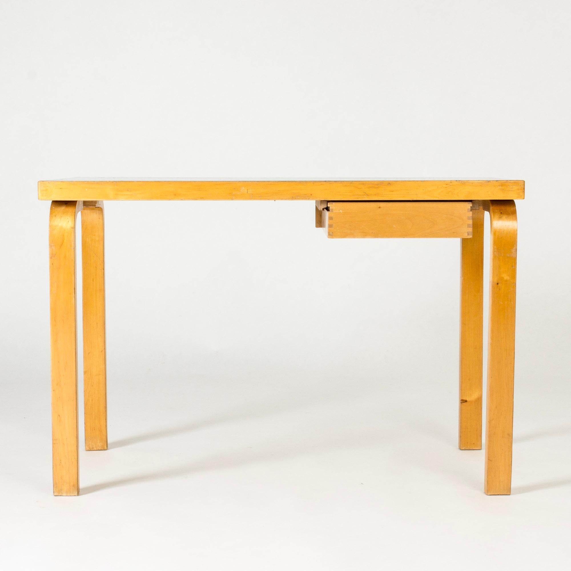 Mid-20th Century Vintage Functionalist Desk by Alvar Aalto, Artek, Finland, 1930s For Sale