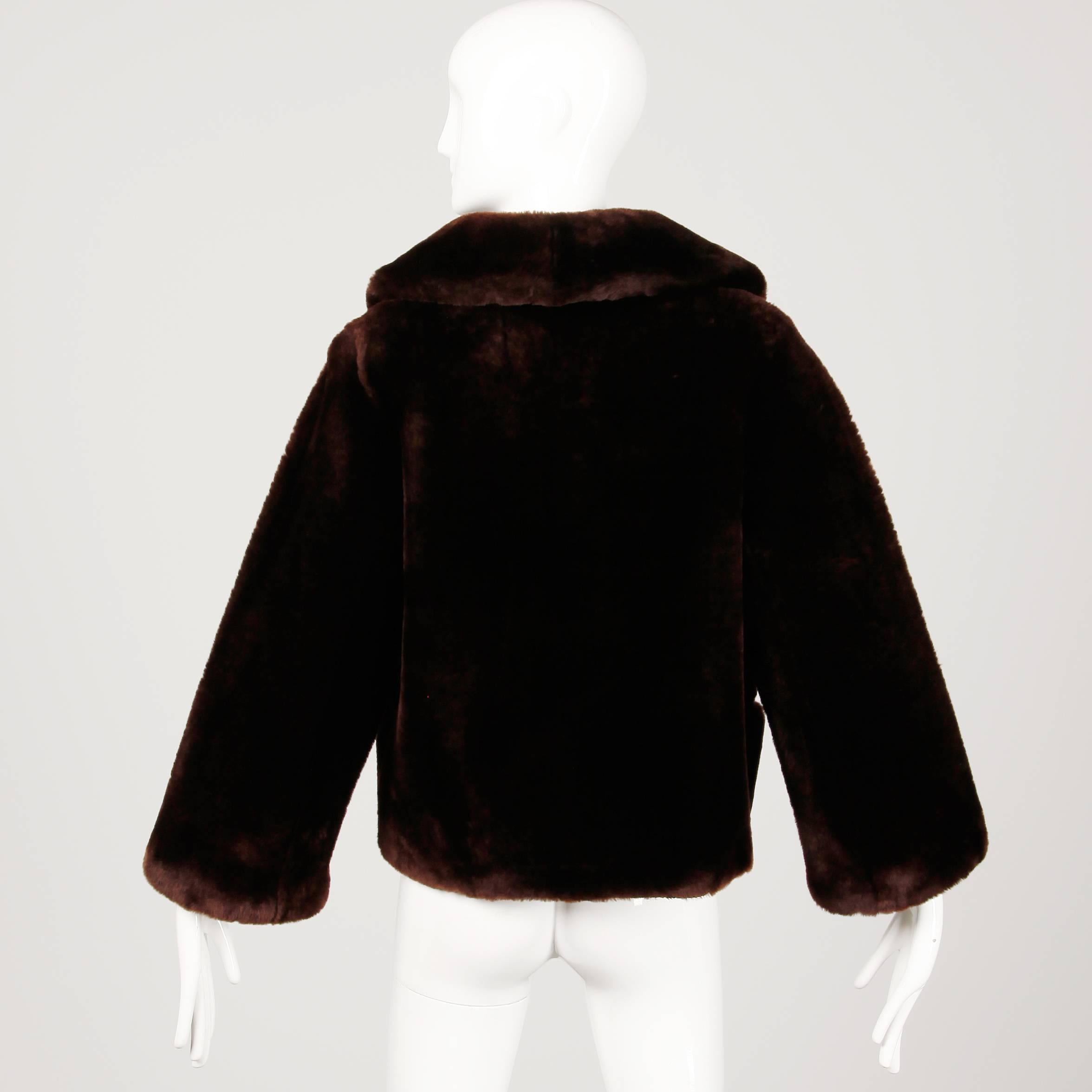 Vintage Fur Jacket In Excellent Condition For Sale In Sparks, NV