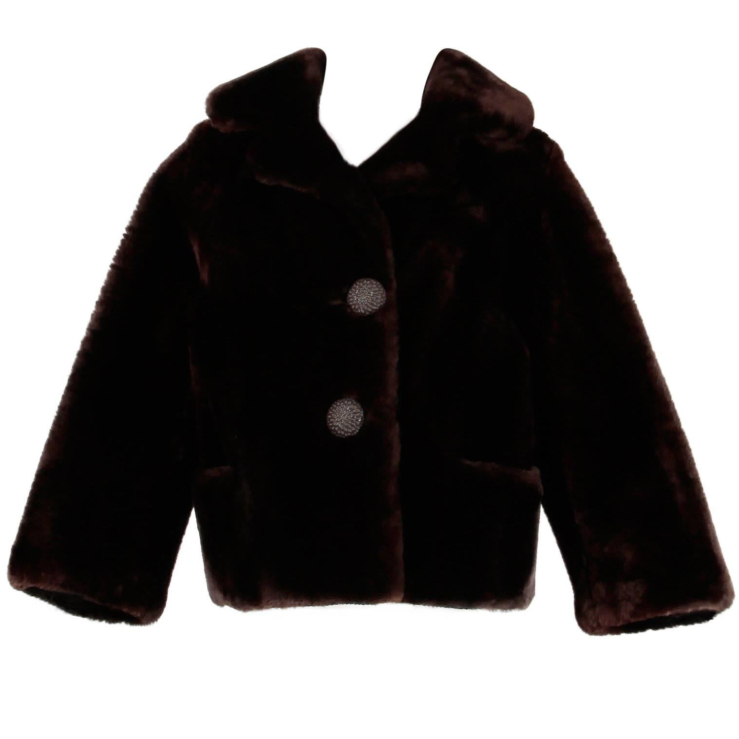 Vintage Fur Jacket For Sale 3