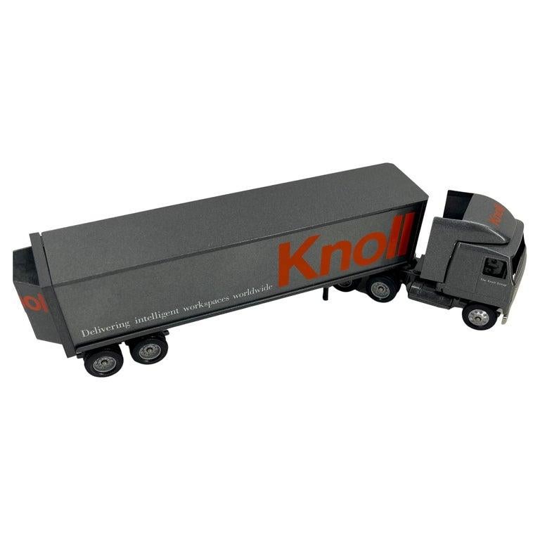 Two Vintage Miniature Model trucks by Winross For Knoll and Teknon.

Collectible furniture miniature toy die-cast semi-tractor-trailer trucks made by Winross. Winross was the Pioneer of 1/64 scale promotional model trucks. These trucks were known
