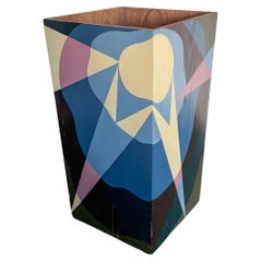 Retro Futurballa Wooden Vase Made After Italian Futurist Painter Giacomo Balla