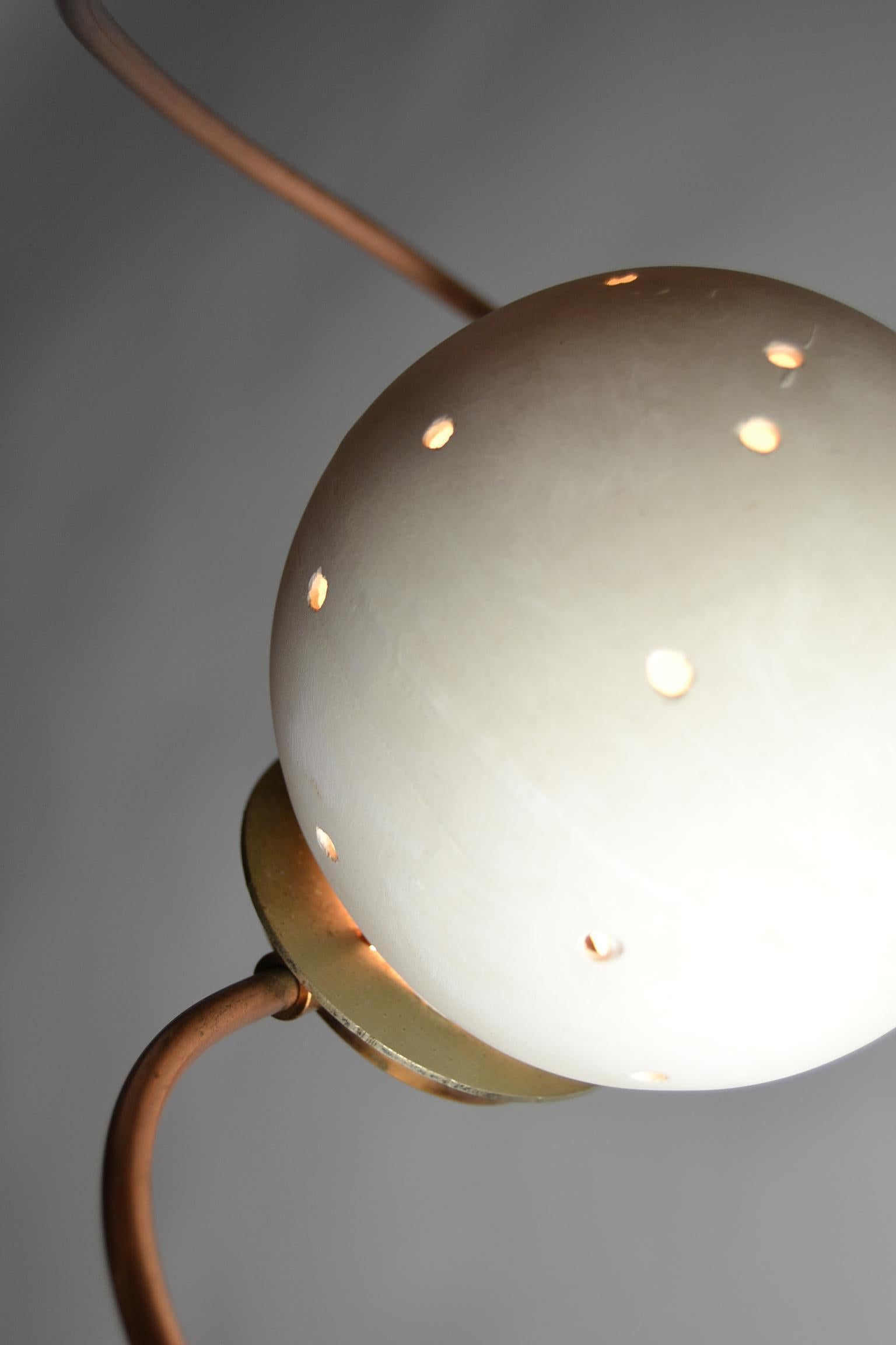 Belgian Vintage Futuristic, Space Age Ceiling Light Spherical, 1980s