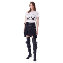 Vintage Dolce und Gabbana H/W 2003 Schwarzer Sex Bondage-Rock im Vintage-Stil