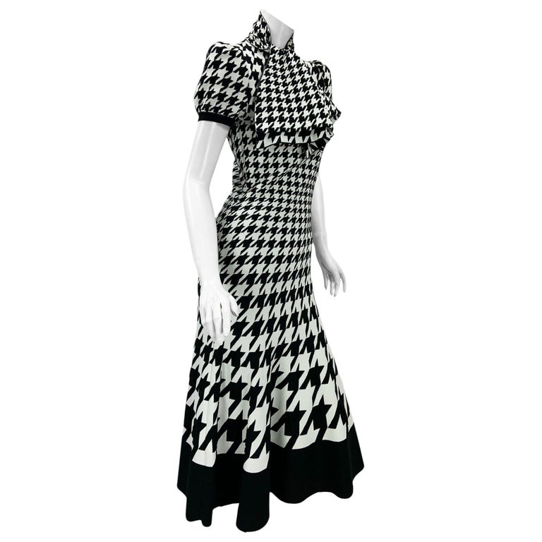 Alexander MCQUEEN - Wool-blend dress, Women , Black