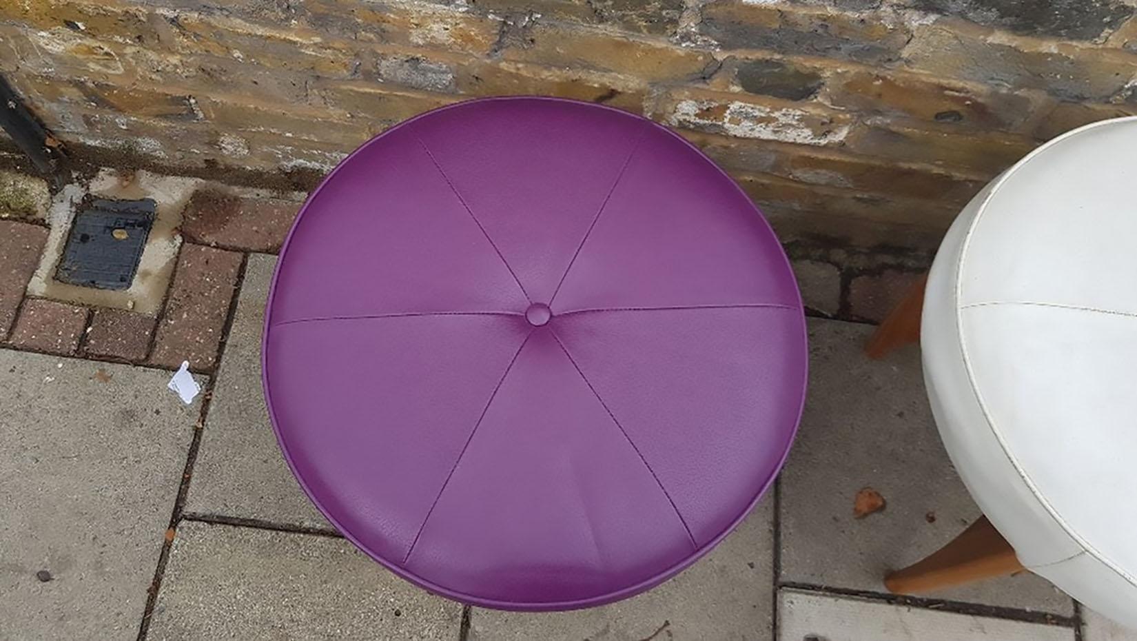 outdoor footstool cushion