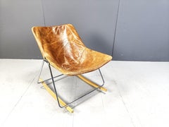 Fauteuil à bascule G1 vintage de Pierre Guariche, années 1950