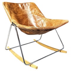 Vintage G1 rocking chair by Pierre Guariche, 1950s