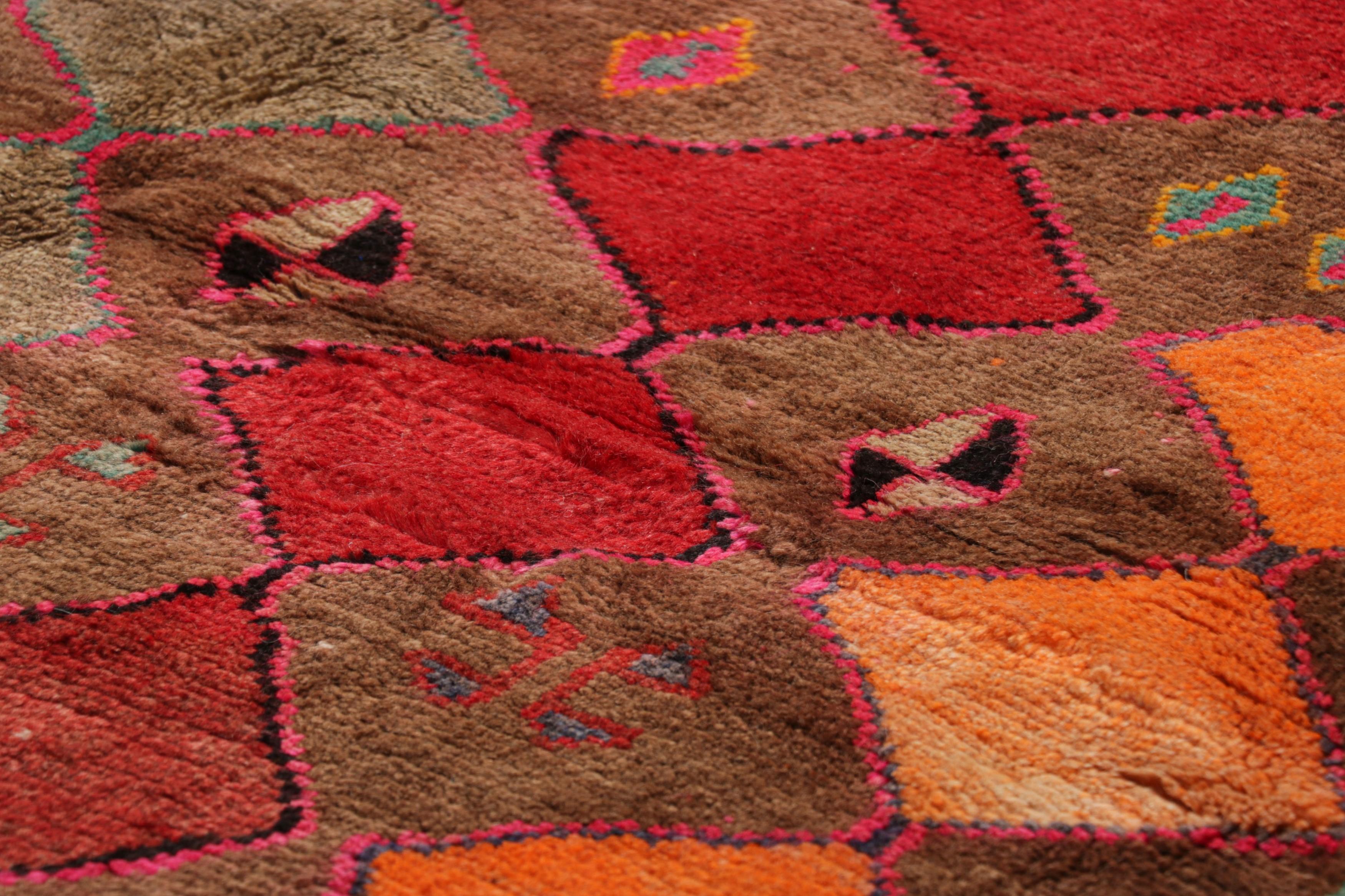 This vintage 4x6 Persian Gabbeh rug is the latest grand entry to Rug & Kilim’s curation of rare tribal pieces. Hand-knotted in wool circa 1950-1960.

On the Design: 

A vivid expression of Persian tribal artistry, this rug embodies the spirit of