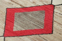 Vintage Gabbeh Persian Runner with Multicolor Diamond Medallions - Rug & Kilim