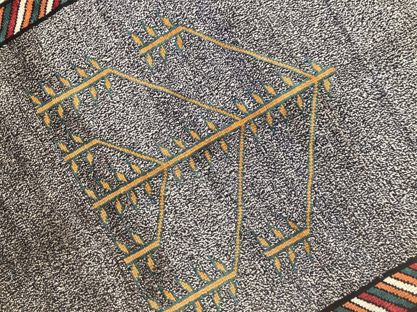 Gabbeh Vintage Gabbeh Teppich 1,84 m x 1,12 m im Angebot 5