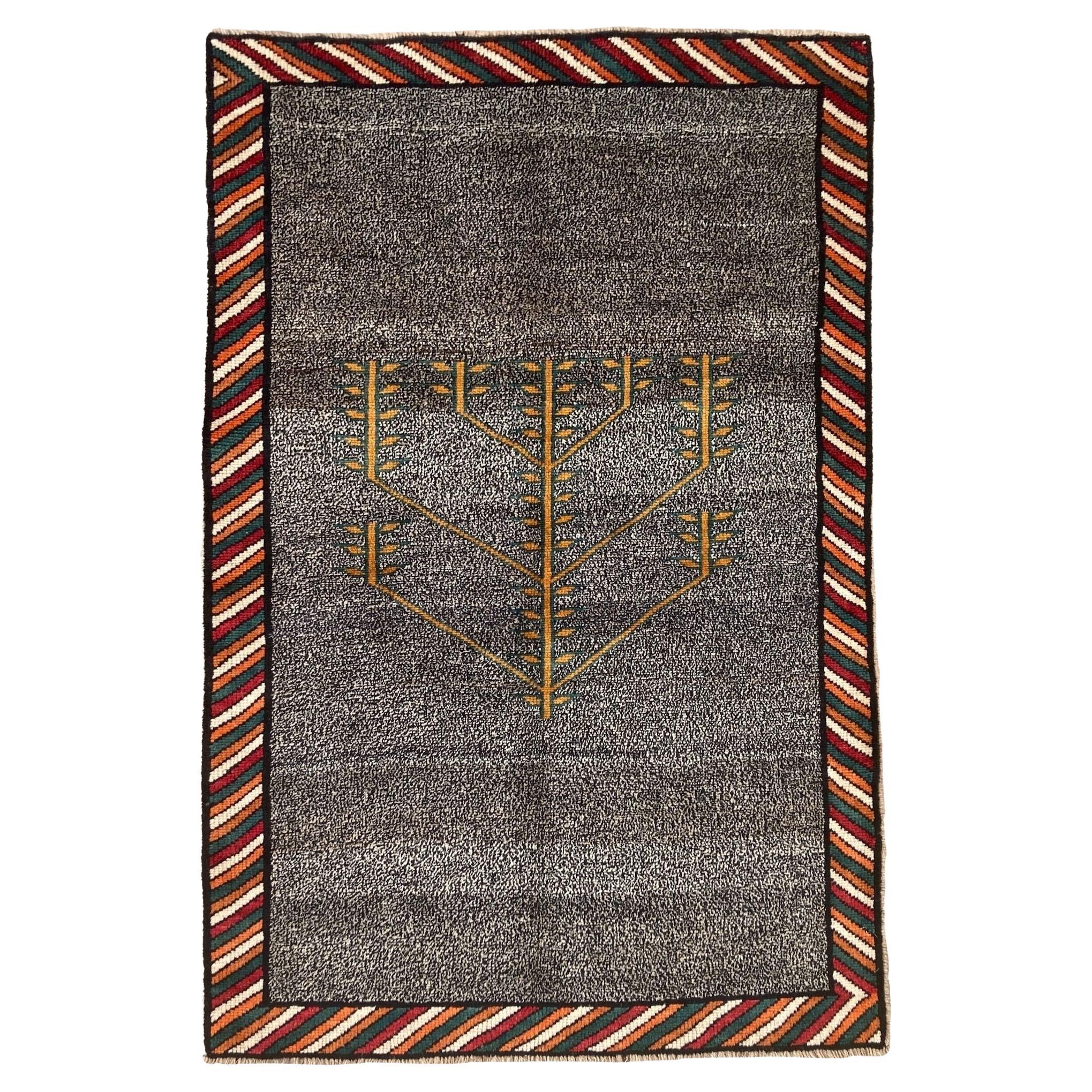 Gabbeh Vintage Gabbeh Teppich 1,84 m x 1,12 m im Angebot