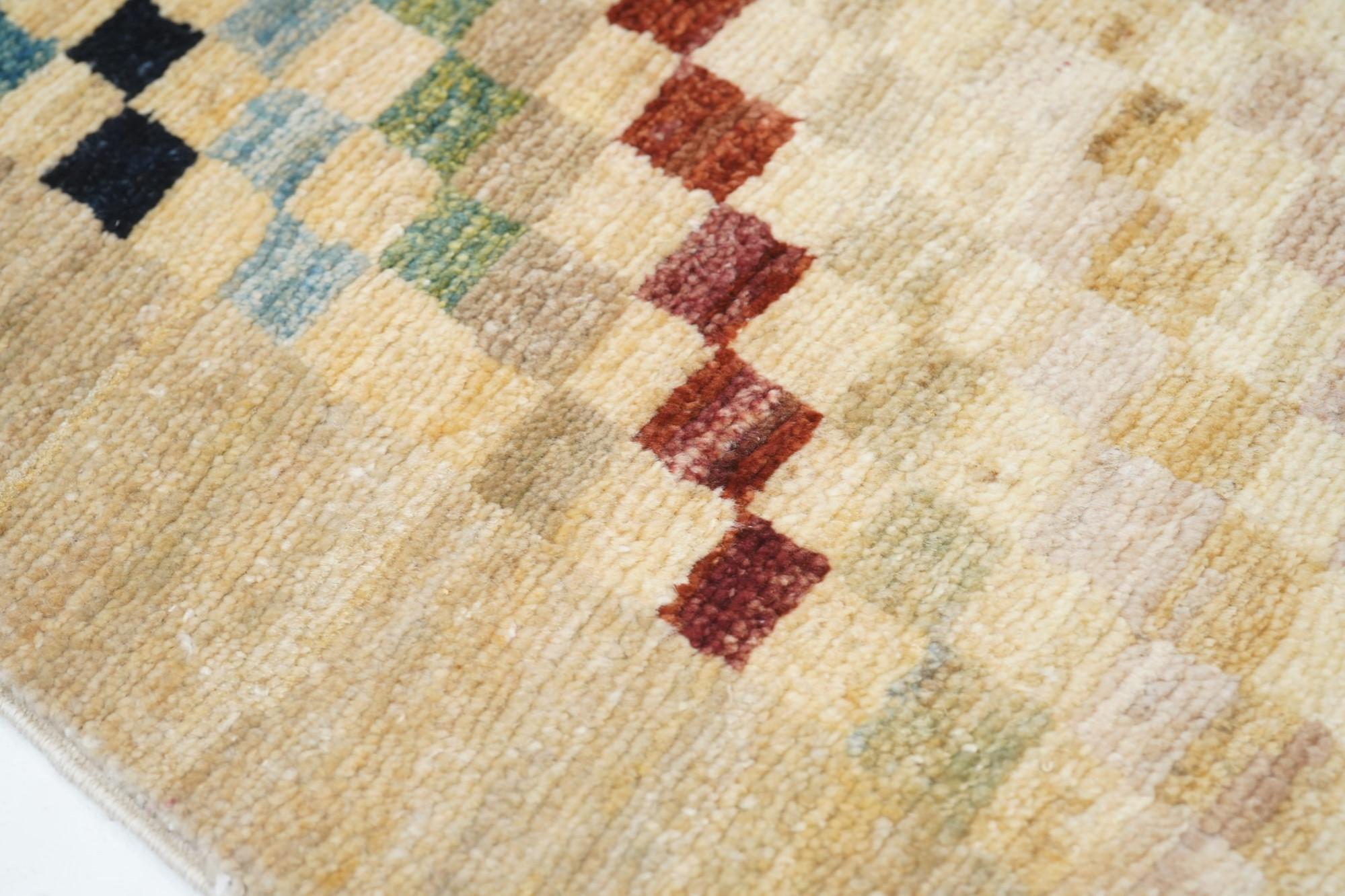 Gabbeh-Teppich 3'1'' x 4'10'' im Zustand „Gut“ im Angebot in New York, NY