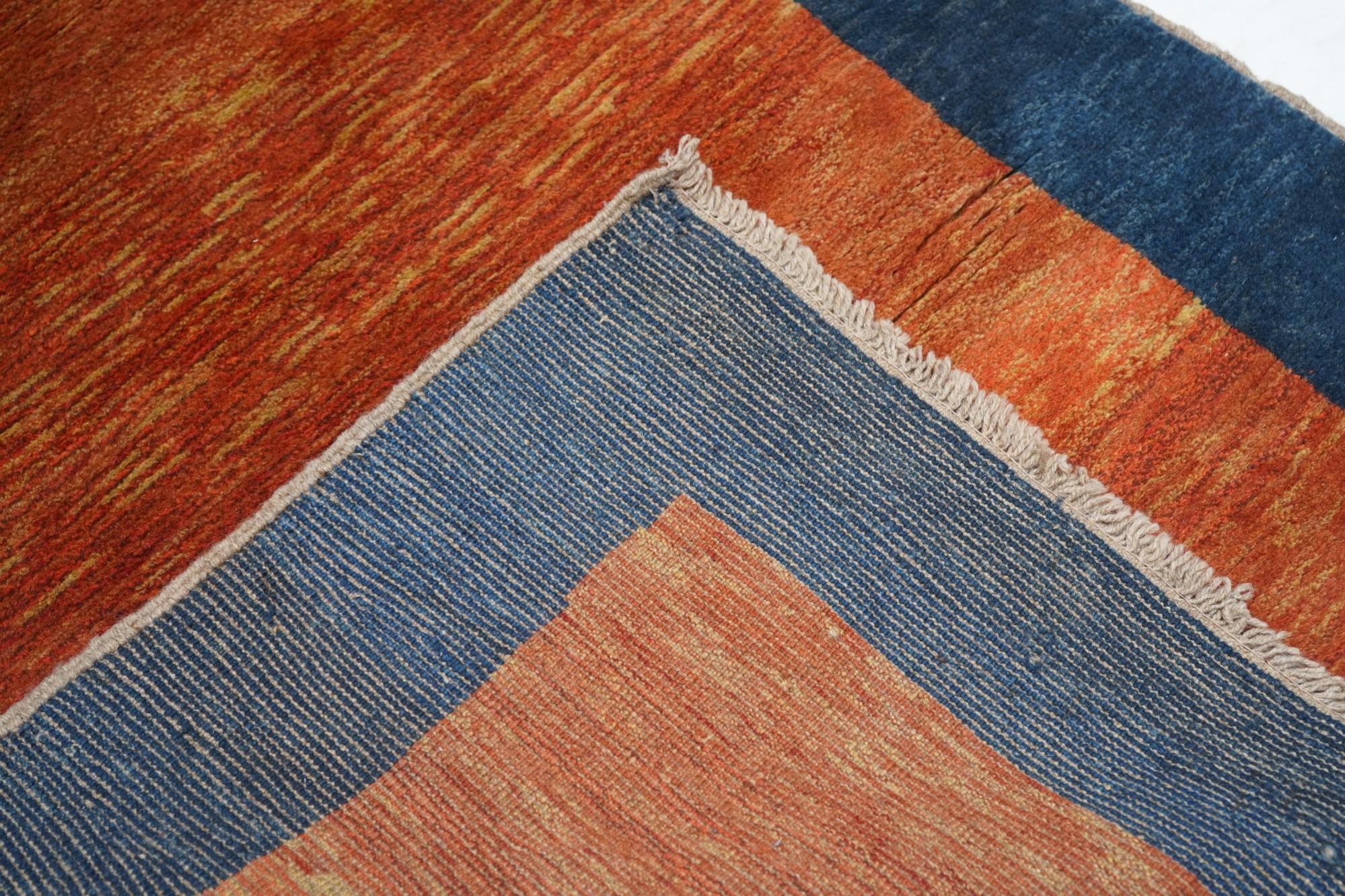 Vintage Gabbeh Rug 3'11'' x 5'8'' For Sale 5
